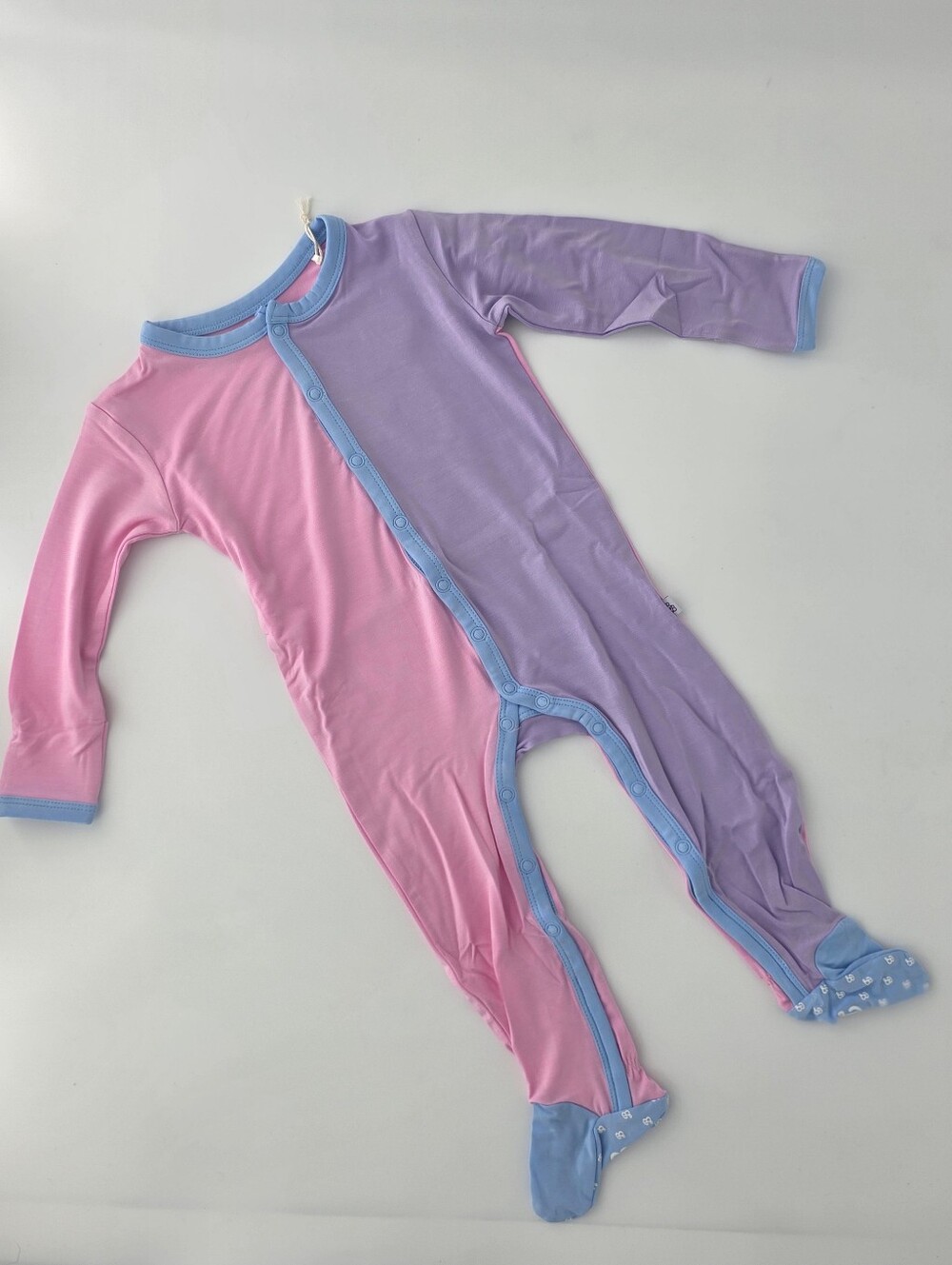 Bubble Baby Cotton Candy Snap Footie